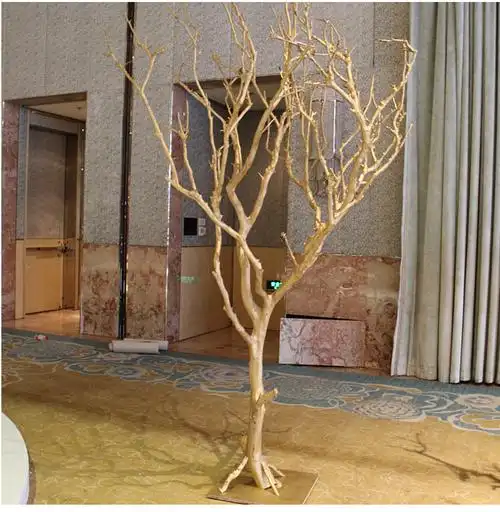 干树枝枯树装饰树干许愿树造型树婚礼道具柏树枝仿真树室内摆件