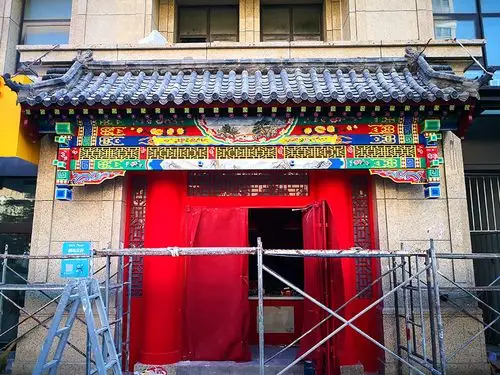 【门头】乐善坊古建门头彩绘