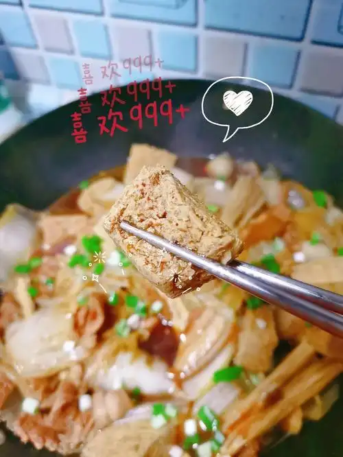 今日份菜谱猪肉白菜炖豆腐