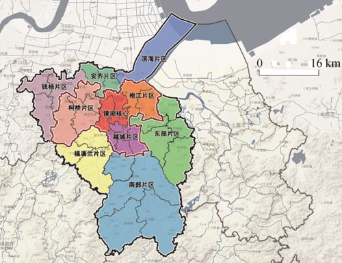 research on administrative divisions based on functi