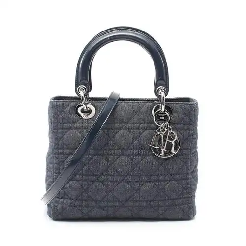 dior迪奥lady藤格cannage手提包782156reclo中古通用款女包
