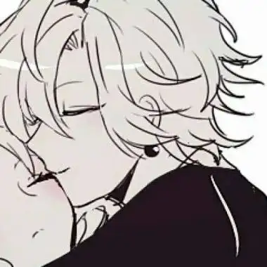 呆萌动漫情侣头像男生女生各一张