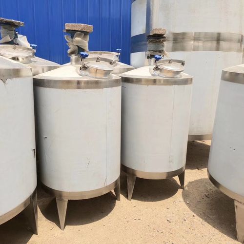 二手不锈钢夹层搅拌桶 二手双层电加热蒸汽加热液体混合搅拌罐