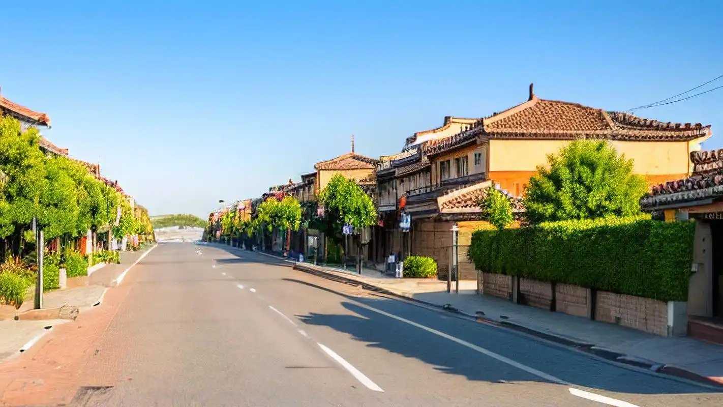 环境整治后街道背景图🌆