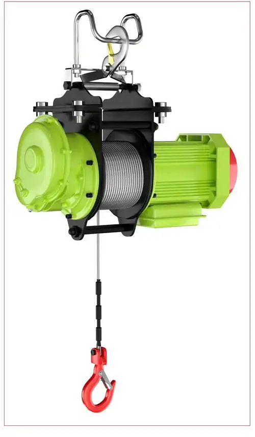 小型电动葫芦220v家用快速悬挂卷扬机无线遥控提升机微型升降吊机 300