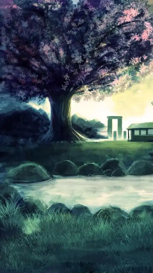 唯美动漫风景手机高清壁纸动漫唯美动漫动漫风景手绘