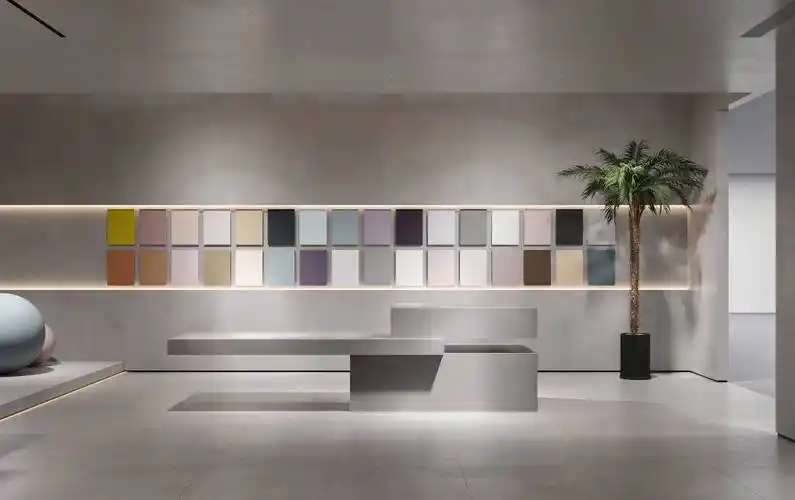 沃酷艺术涂料微水泥抗压性能测试!_效果_地面_污染