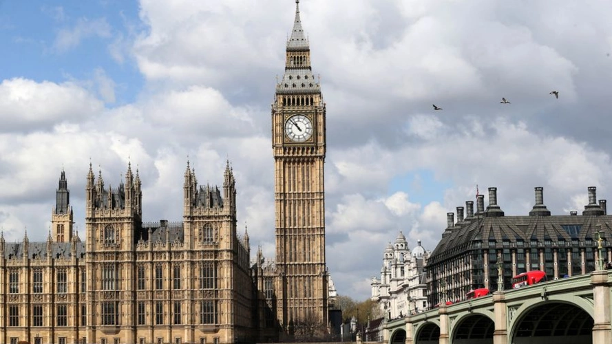 the big ben in central london, britain. [photo/xinhua]