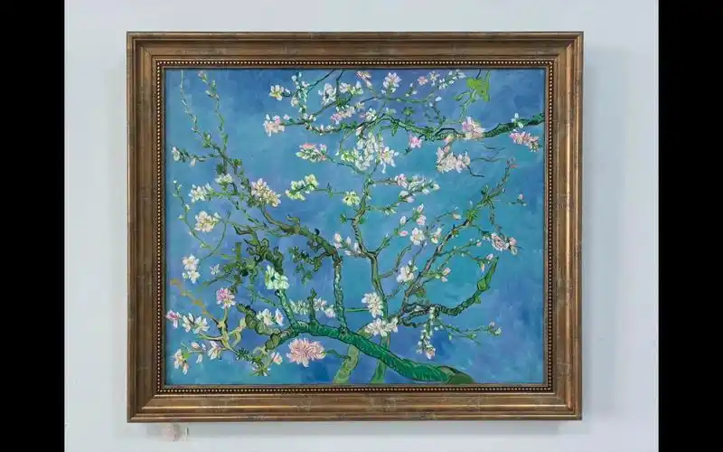 梵高《盛开的杏花》临摹