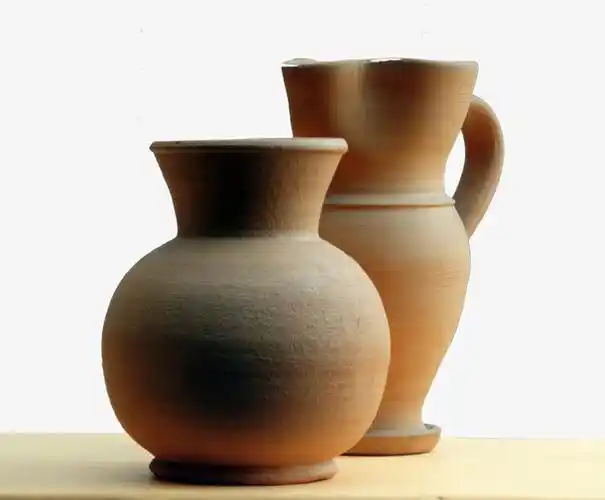 古董泥塑罐子实物图片