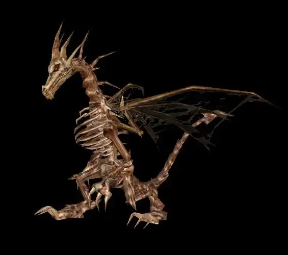 邪恶骨龙魔兽模型下载