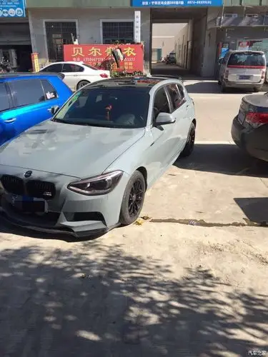 【图】118小改 水泥灰上身_宝马1系论坛_汽车之家论坛