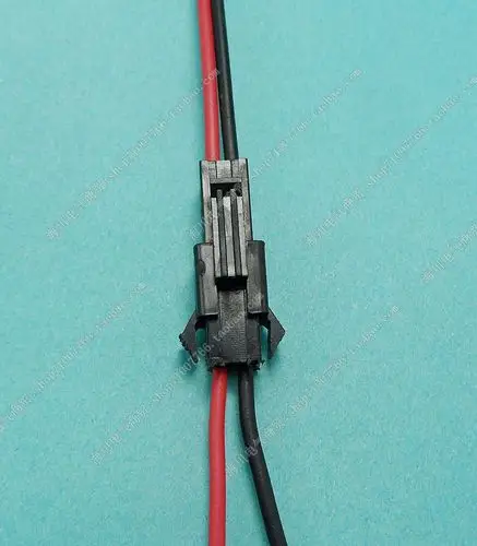 sm端子线空中对插接头2p电子led电源线公母对插接线端子2位连接线