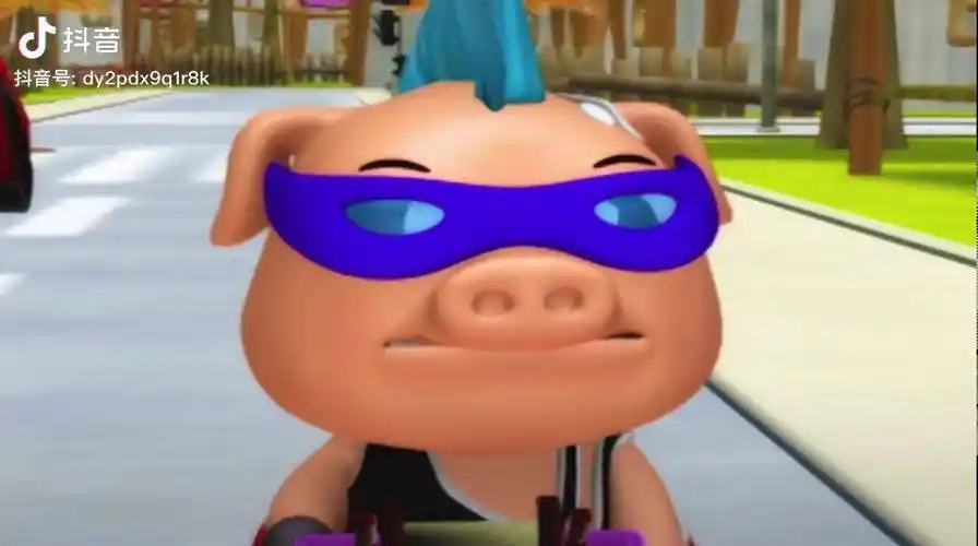 小猪猪正派送雪糕,半路居然杀出个波比抢雪糕_雪糕_半路_百变猪猪侠