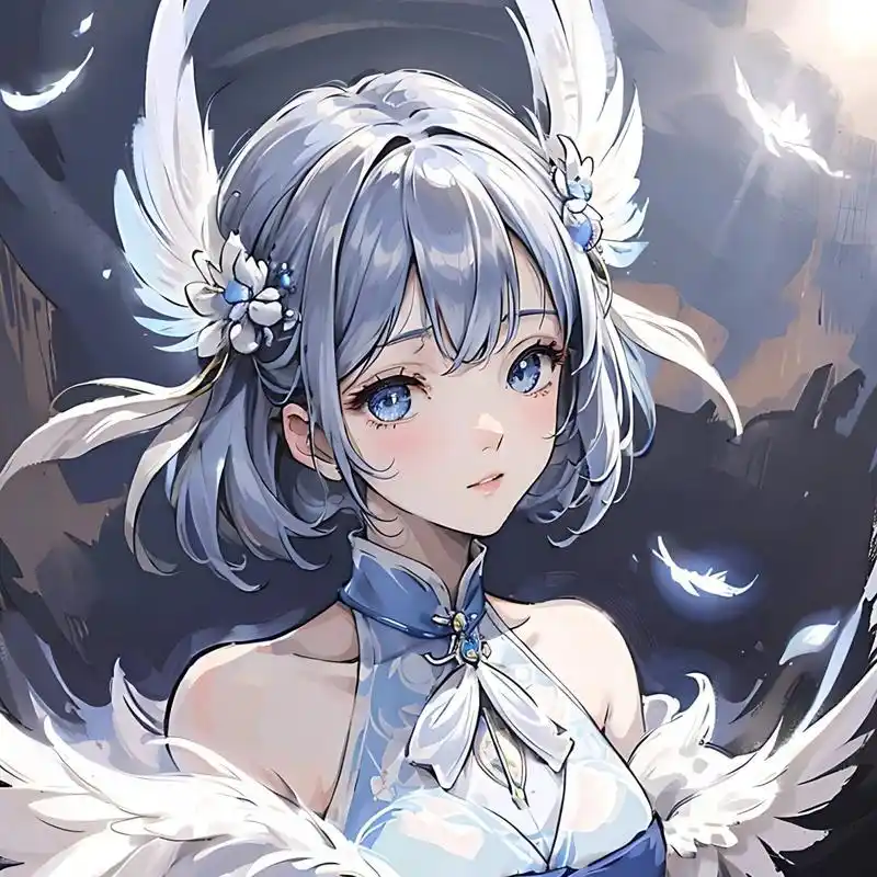 王者荣耀|小乔专属头像 小乔的皮肤除了天鹅之梦,我最喜欢用纯白花嫁