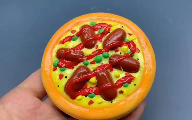 教你捏粘土 | 小小的披萨一个