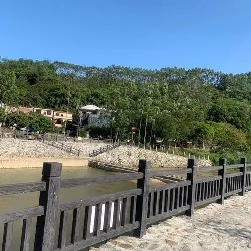 揭西关山村 网红贝壳流水坝
