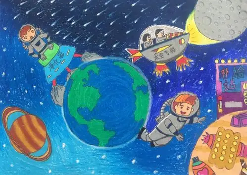 三(15)班 饶惠《未来宇宙》