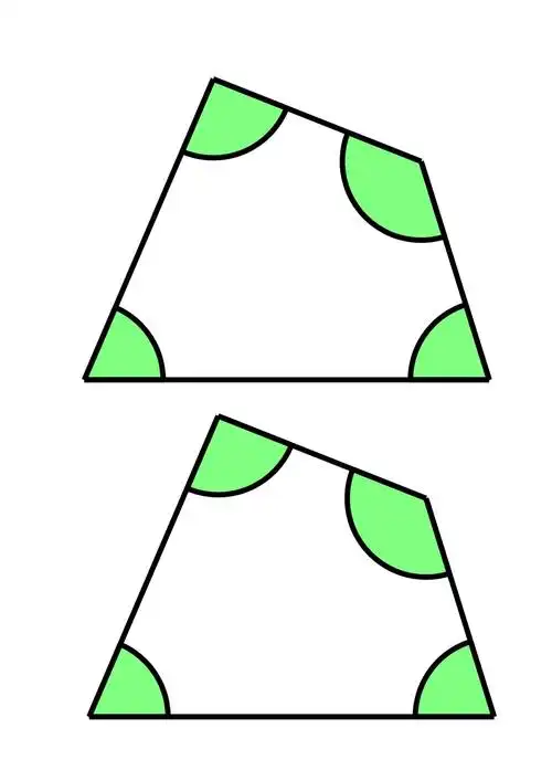 剪拼时用的四边形