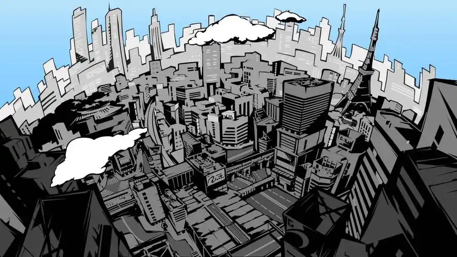 精致的动画二维城市场景电脑桌面壁纸——heic动态壁纸