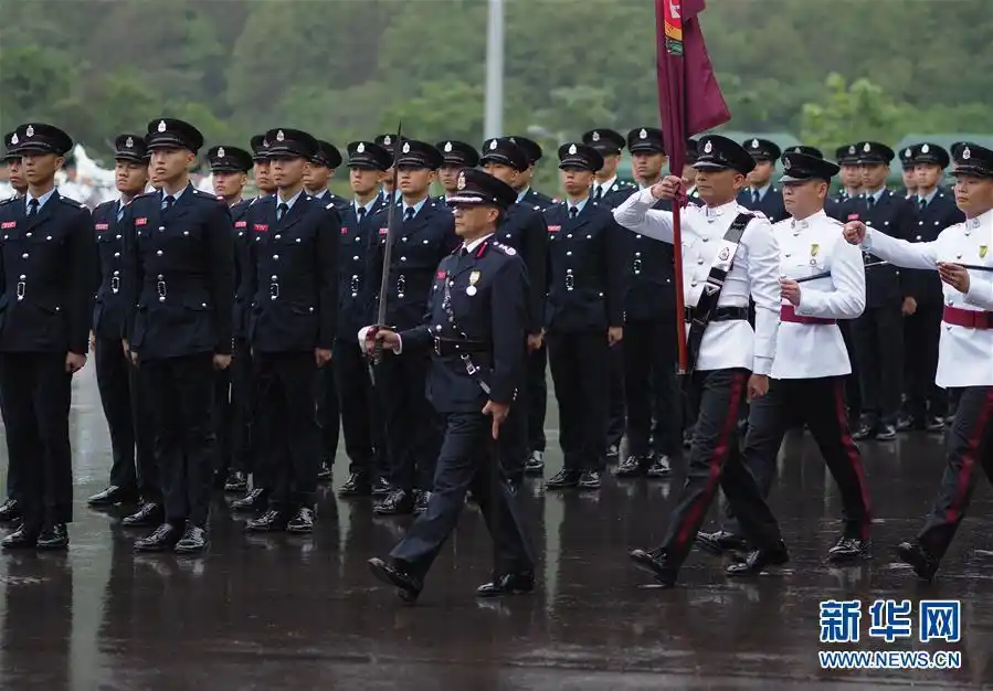 香港消防处举行成立150周年大会操