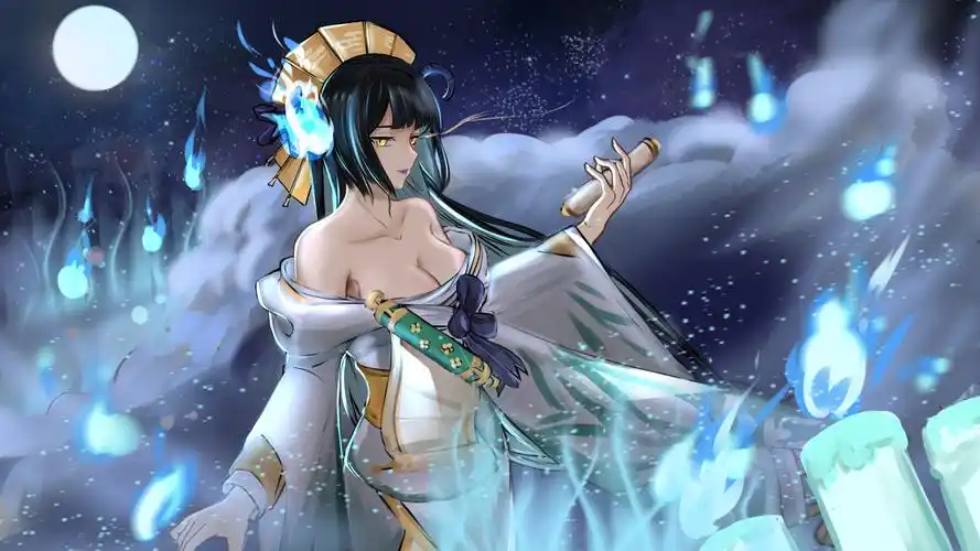 阴阳师同人|插画|游戏原画|青灯祈影 - 原创作品 - 站酷 (zcool)