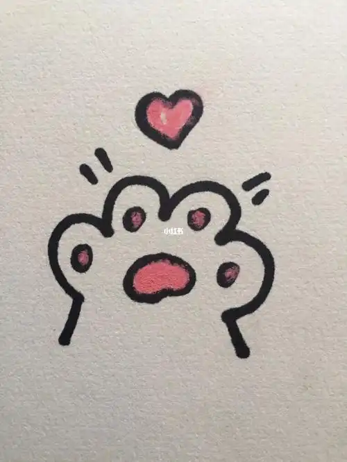 78猫爪简笔画超简单78