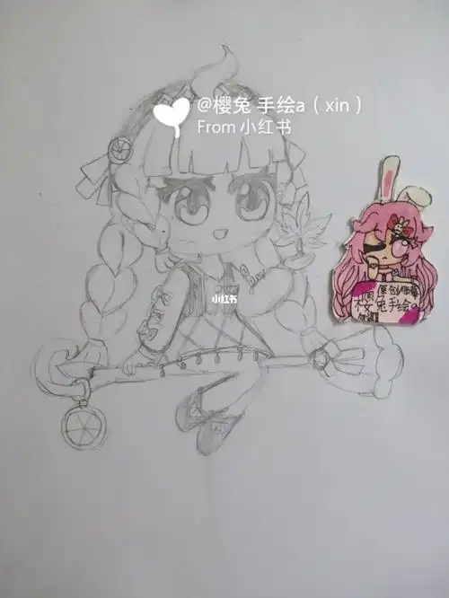 迷你世界西部玫瑰露西简笔画