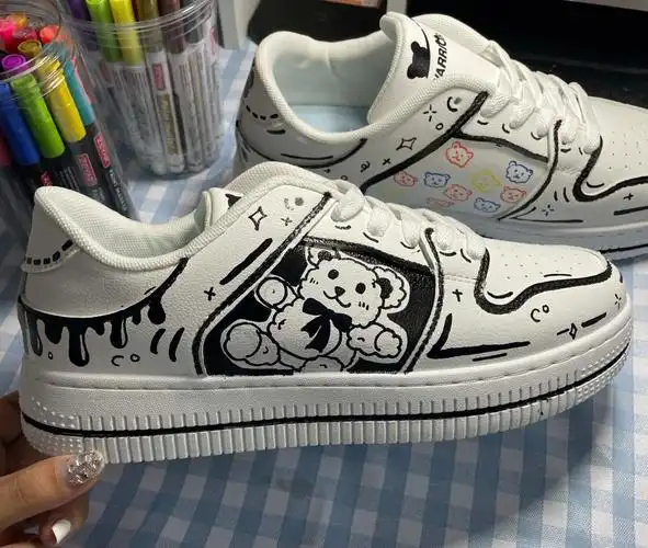 手绘鞋回力小白鞋手绘