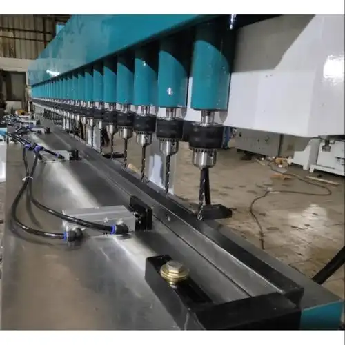 广东多轴钻孔机 单排多头钻 铝型材钻孔设备 防护栏打孔 水管开孔机