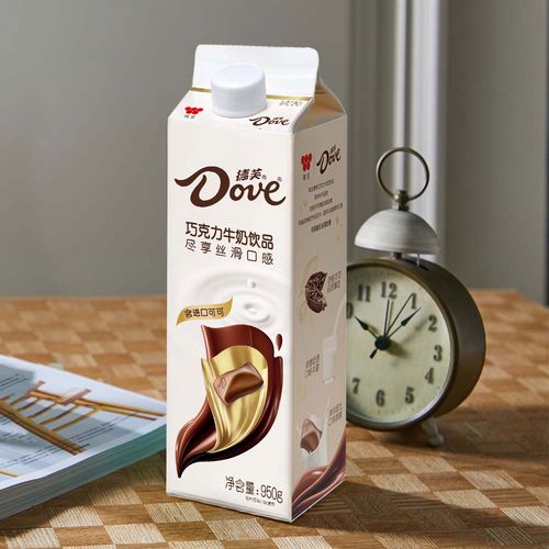 味全德芙巧克力牛奶丝滑浓郁可可早餐饮品370g950g盒装新品上市