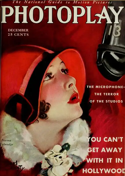 magazine cover with illustration of a young woman wearing a form