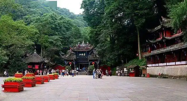 青城山古韵_上清宫_张大千_幽谷