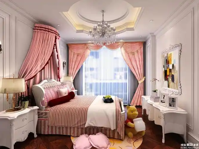 小女孩的漂亮房间图片