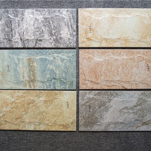 美式文化石别墅外墙砖200x400自建房户外庭院围墙仿古蘑菇石瓷砖