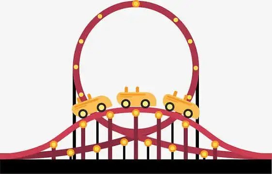 过山车游乐园矢量素材png欢乐云霄飞车png欢乐云霄飞车png高级灰游