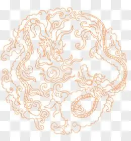 龙纹宽口碗具黄色复古图片免费下载_png素材_编号14ni8nr6l_图精灵