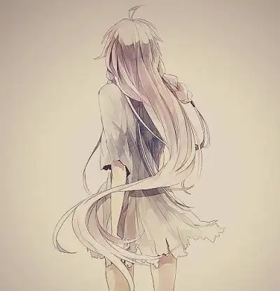 头像背影伤感黑白动漫