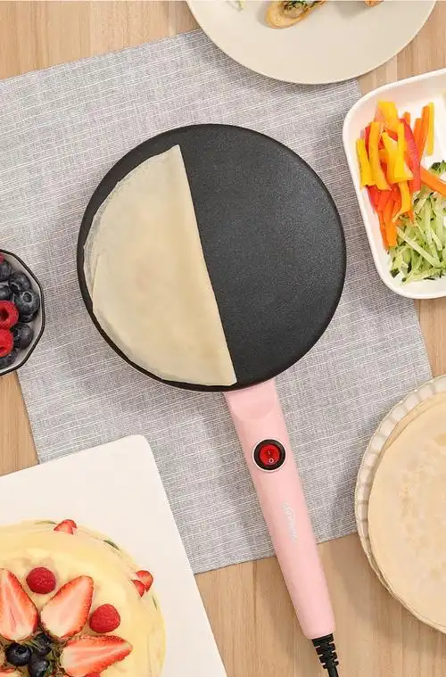 烁宁(shuoning)薄饼机春饼机春卷皮千层皮家用煎饼锅神器电饼铛小型