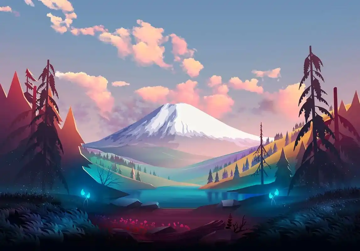 绝美风景漫画壁纸#壁纸 #高清壁纸 #壁纸潮图  - 抖音