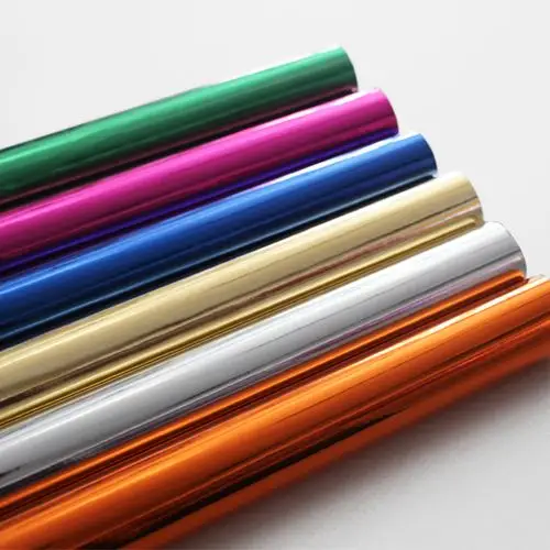 厂家批发 彩色花膜 亮光彩色镀铝膜 精美彩色膜 彩色镀铝膜批发