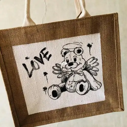 手绘无印良品包包