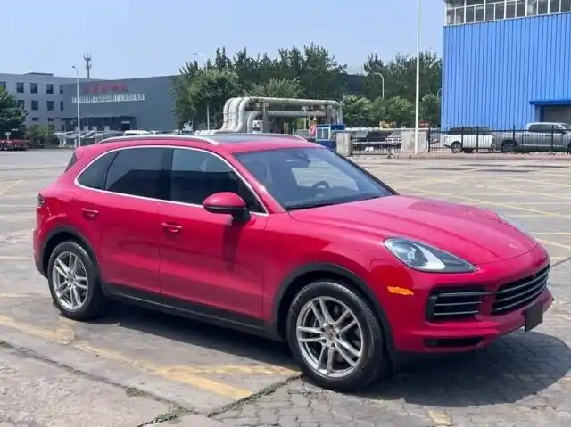 22款保时捷卡宴胭脂红全国唯一一台现车