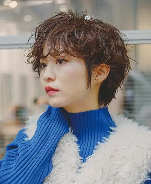 造型烫 #天津造型烫 #气垫烫 #天津气垫烫 #质感烫发 #短发发型