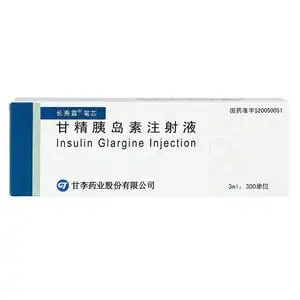 长秀霖 甘精胰岛素注射液 重组甘精胰岛素注射液 3ml:300单位(笔芯)1