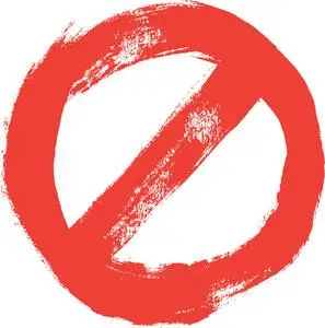 手绘感叹号手绘的红色感叹号警告危险标志图标照片