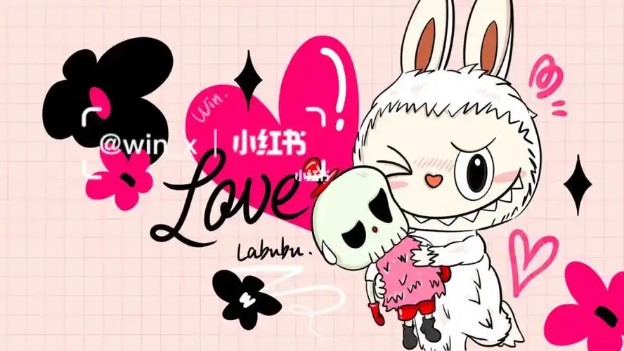 泡泡玛特桌面壁纸labubu壁纸