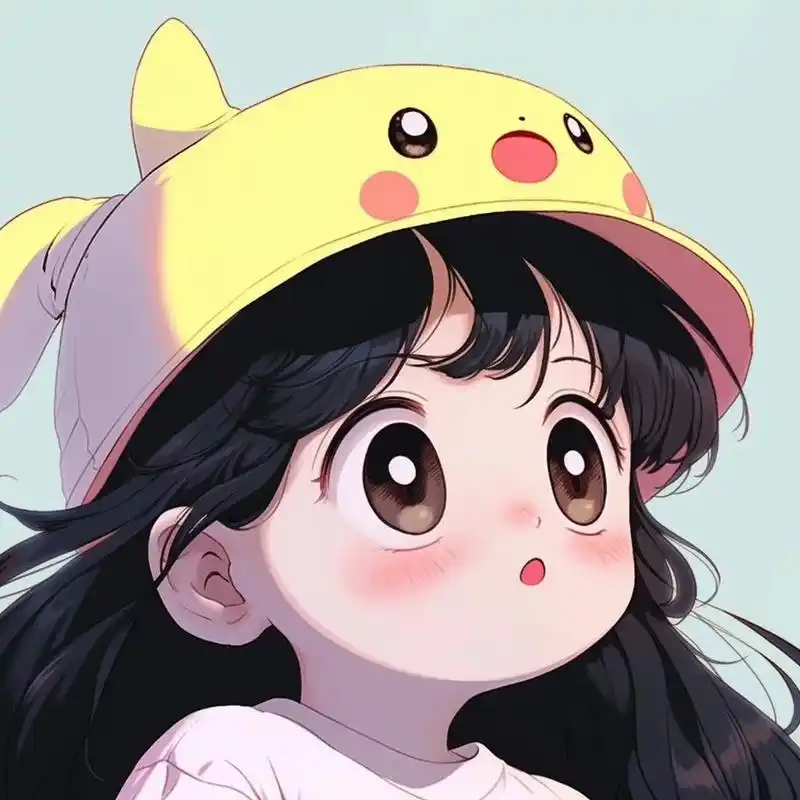 皮卡丘可爱女生头像!