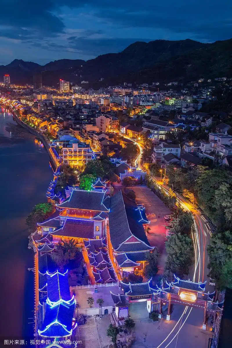 贵州石阡县夜景