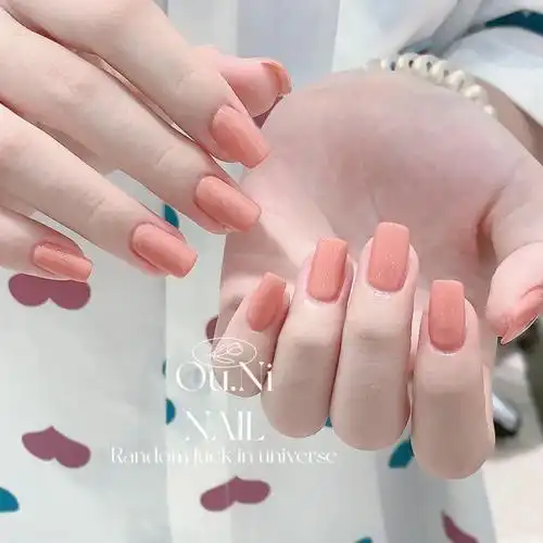 ins美甲极简单色